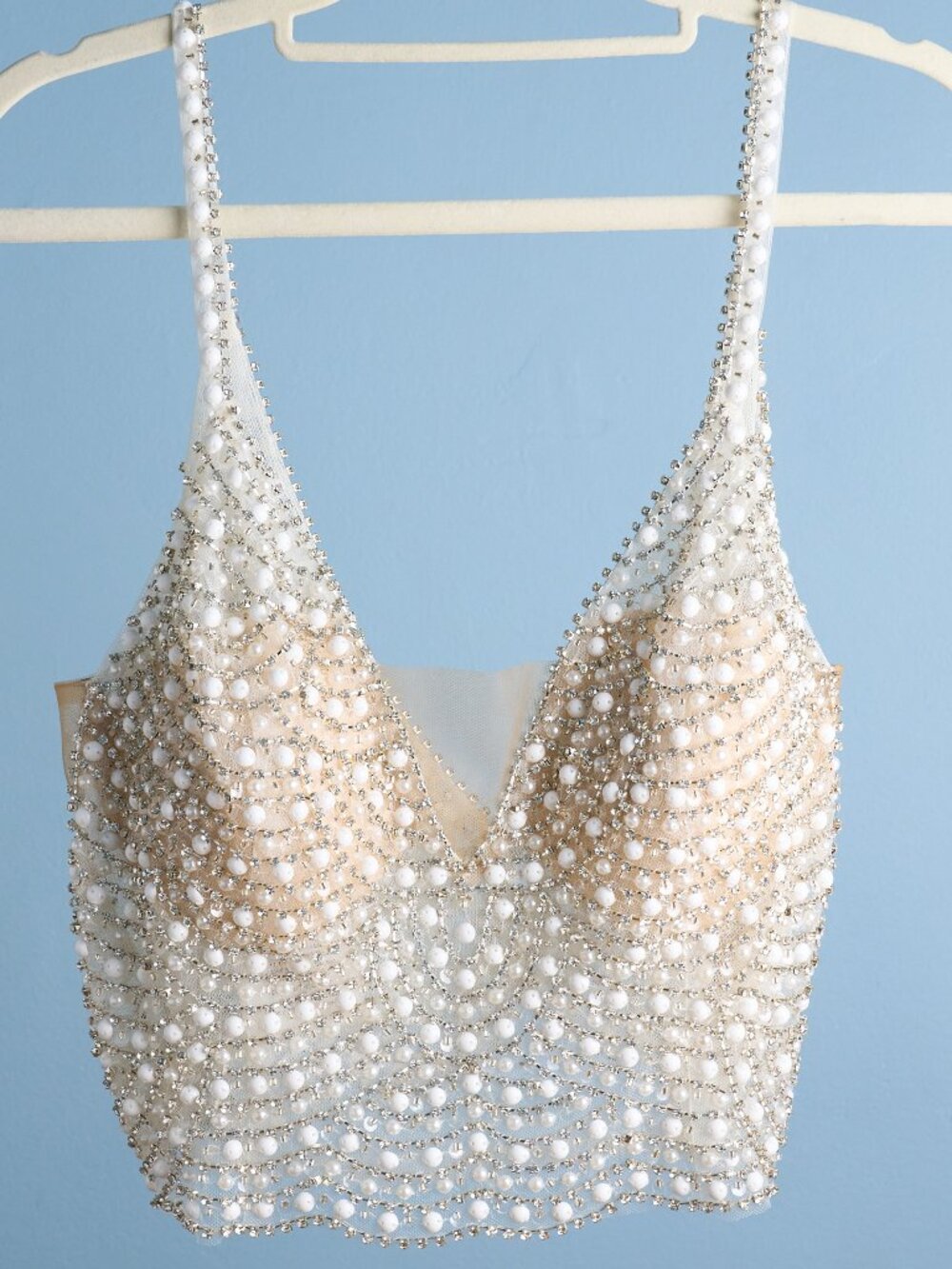 NEW WITH TAGS | DB Studio Embellished Wedding Separates Top | Size 10